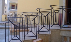 Ringhiera moderna in ferro quadro (4)